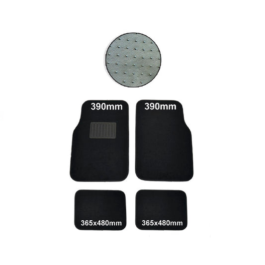 SET DE 4 ALFOMBRAS DE MOQUETA UNIVERSALES