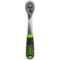 CARRACA DE 1/2" CON CABEZAL CON 72 DIENTES 255MM Y VASOS HEXAGONALES
