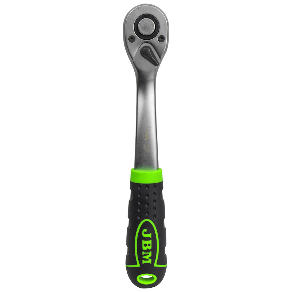 CARRACA DE 1/2" CON CABEZAL CON 72 DIENTES 255MM Y VASOS HEXAGONALES