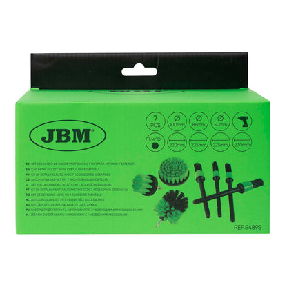 SET DE LAVADO DE COCHE PROFESIONAL 7 EN 1 PARA INTERIOR Y EXTERIOR