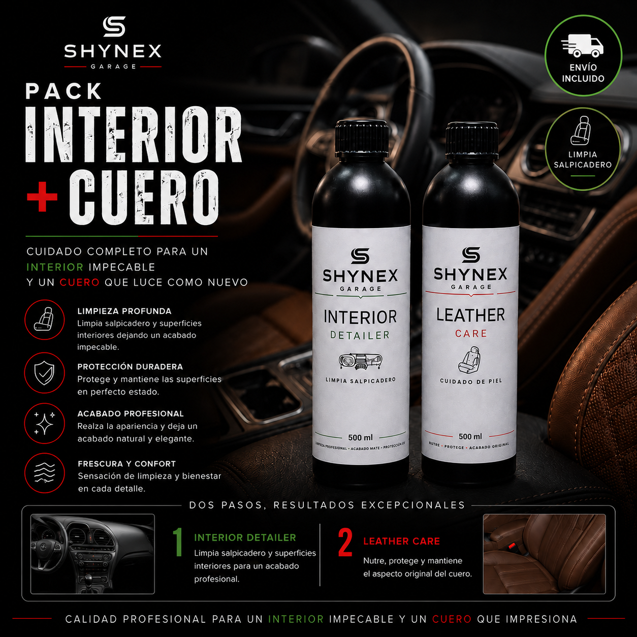 PACK: INTERIOR + CUERO
