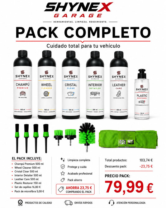 Pack completo detailing